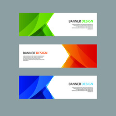 Vector Abstract design banner web template