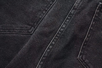 Naklejka premium Denim. Jeans background. Denim jeans texture or denim jeans background.Grey denim pattern.