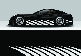 car wrap modern abstract vector design