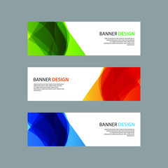 Vector Abstract design banner web template