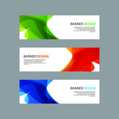 Vector Abstract design banner web template