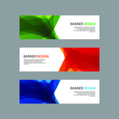 Vector Abstract design banner web template