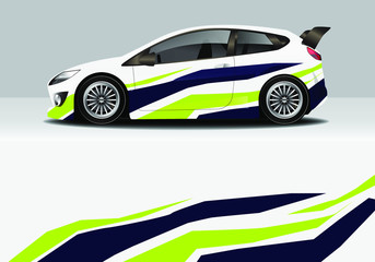 car wrap modern abstract vector design