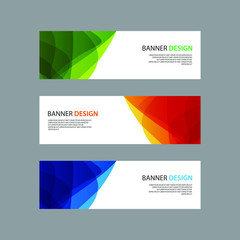 Fototapeta premium Vector Abstract design banner web template