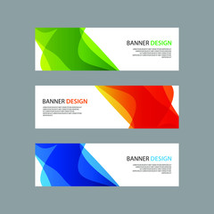 Fototapeta premium Vector Abstract design banner web template