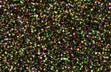 colored glowing confetty