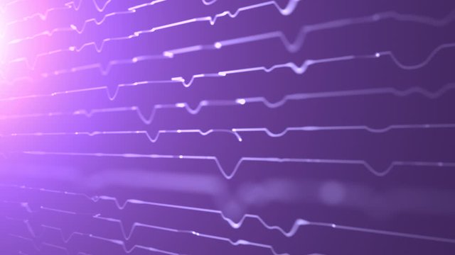 Digital Futuristic Technology Background (Looping)