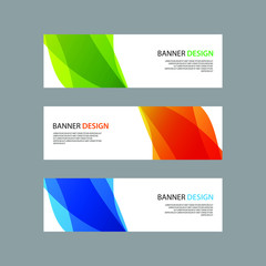 Fototapeta premium Vector Abstract design banner web template