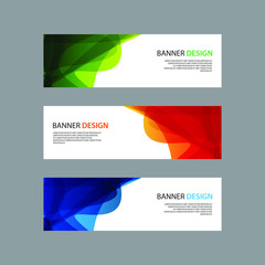 Vector Abstract design banner web template