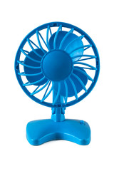Front view of electric fan with propeller