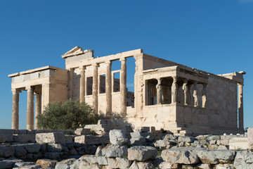 Fototapeta na wymiar The Erechtheion of Athens
