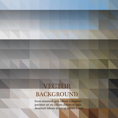 Obraz premium Vector background abstract polygon triangle. Gray triangles. Polygonal design for your web site.