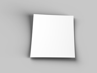 Empty paper sheet in A4 format - 3d illustration
