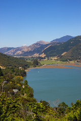 Fototapeta premium seascape view in Marlborough region of New Zealand
