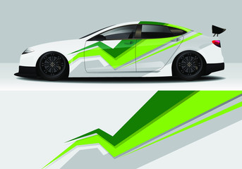 car wrap abstract modern shapes