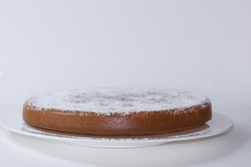 Lemon isolated cake