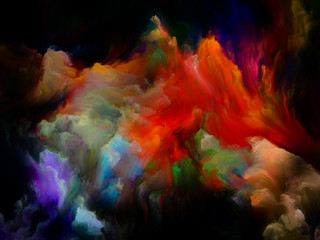 Plakat Colorful Cloud Abstraction