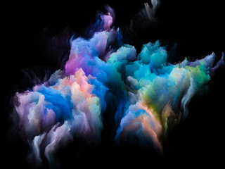 Obraz na płótnie Canvas Cotton Candy of Digital Color