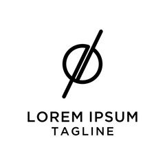 initial letter logo PB, BP, logo template