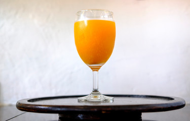 glass of orange juice