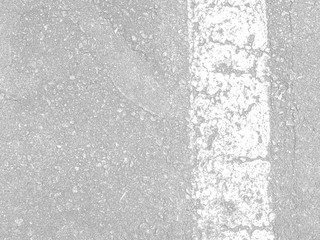 distressed white line painted on asphalt / アスファルト白線