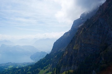 valley below