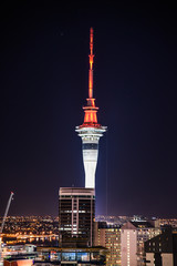 Obraz premium Sky tower hotel views, Auckland