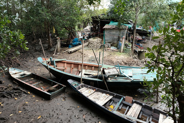Obraz premium old rowing boat