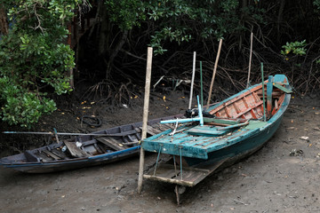 old rowing boat