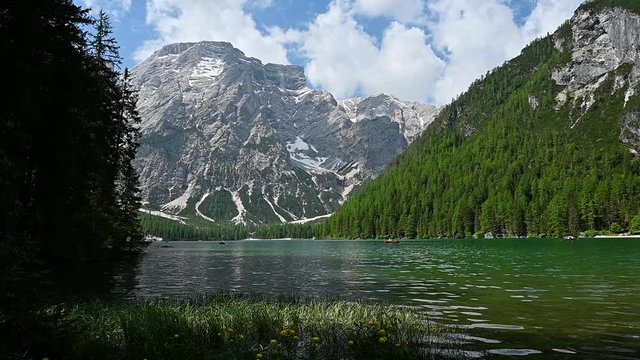 Il lago di Braies e la Croda del Becco