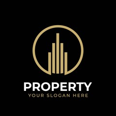 city logo template, Building Idea logo template, Modern City logo designs concept