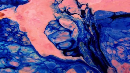 Slow Motion Macro Abstract Pattern Artistic Concept Surface Moving Surface Liquid Paint Splashing Art Design