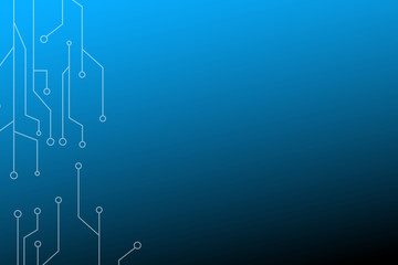 modern abstract background, in blue and has a square and circle shape