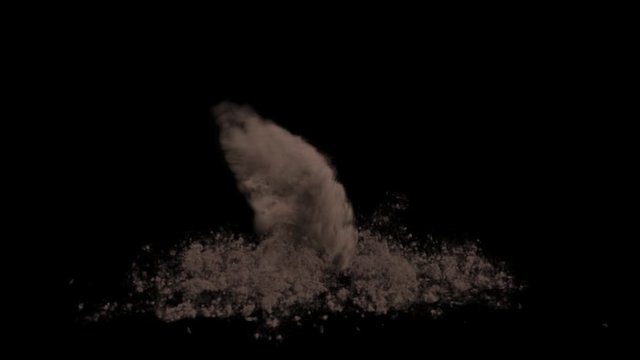 Brownish Dusty Explosion