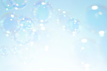 beautiful colorful soap bubbles background
