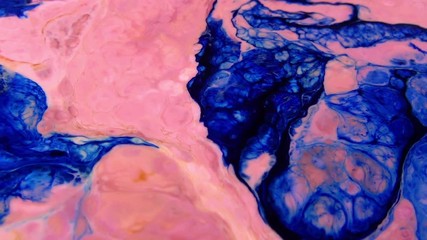 Slow Motion Macro Abstract Pattern Artistic Concept Surface Moving Surface Liquid Paint Splashing Art Design