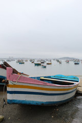 boats on the beach