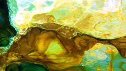 Slow Motion Macro Abstract Pattern Artistic Concept Surface Moving Surface Liquid Paint Splashing Art Design