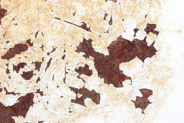 Old grunge rust metal panel texture background