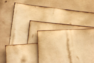 Brown empty old vintage paper for background.