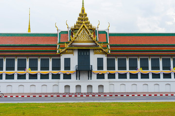 Fototapeta na wymiar Phra Thinang Sutthaisawan Prasat in Grand Palace in Bangkok, Thailand. 