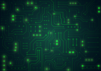 High tech technology geometric