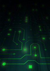 High tech technology geometric