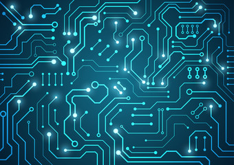 High tech technology geometric