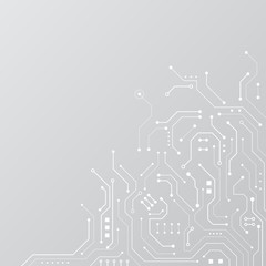 High tech technology geometric