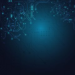 High tech technology geometric