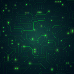 High tech technology geometric