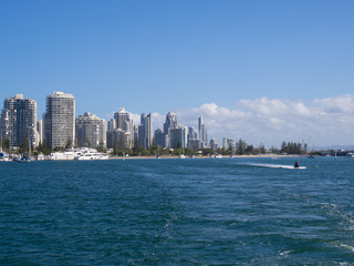 Fototapeta premium Surfers Paradise Cityscape On The Gold Coast