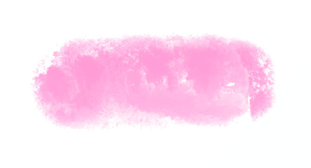 Pink watercolor banner background for your design, watercolor background concept, vector.