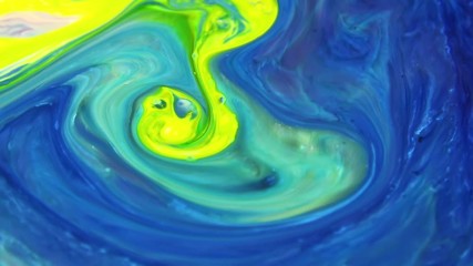 Slow Motion Macro Abstract Pattern Artistic Concept Surface Moving Surface Liquid Paint Splashing Art Design